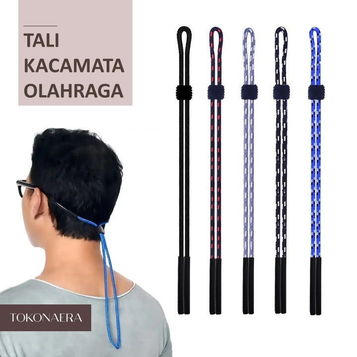 Tali Kacamata Sport | Tali Kacamata Olahraga | Tali Kacamata Pria Wanita | Tali Kacamata Anti Paraco