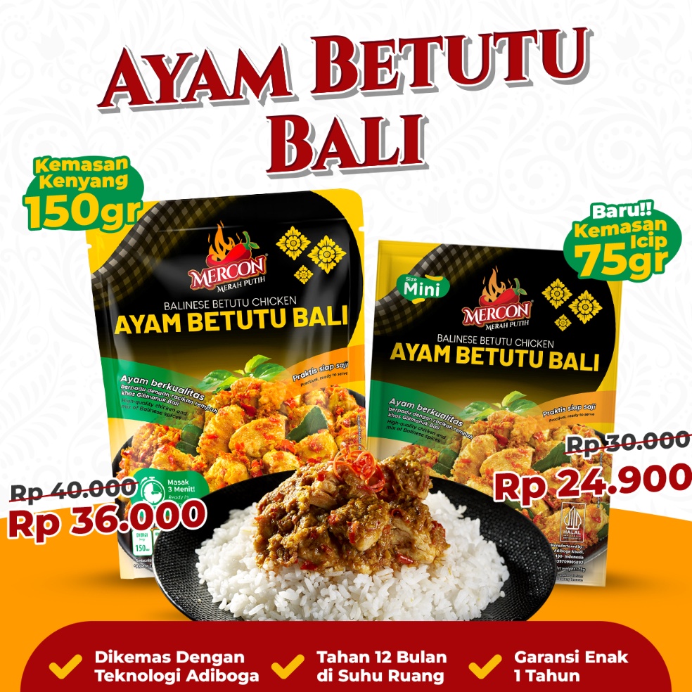 

XPRESS Mercon Merah Putih Satuan Limited Edition Ayam Betutu