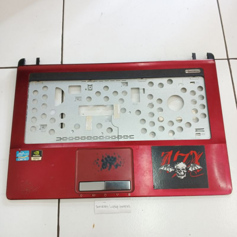 CASING FRAME KEYBOARD ASUS A43S Palmerst Topcase Kesing Kibot Laptop