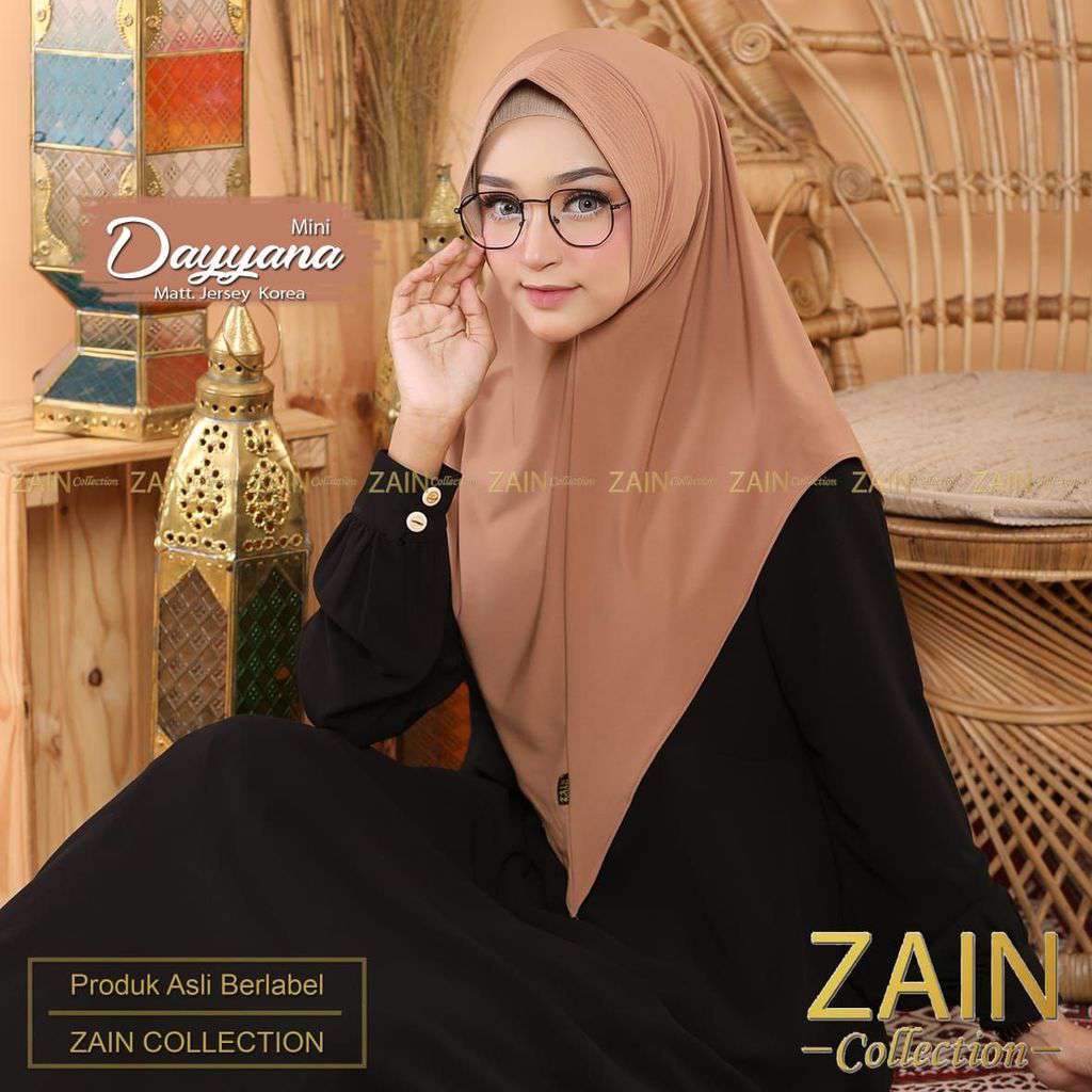 TERPOPULER 00224 Zain Collection Dayyana M Hijab Khimar Ori By Zain Collection