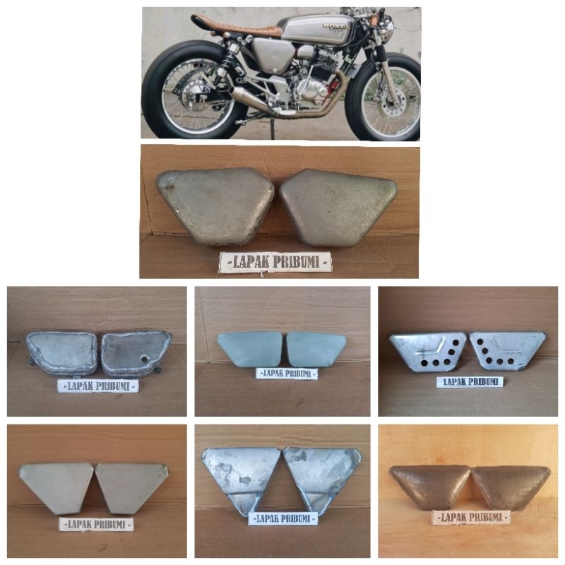 Dop Aki tutup Bok Aki cover aki cb japstyle 125 W175 mentah bahan plat bok aki custom japstyle
