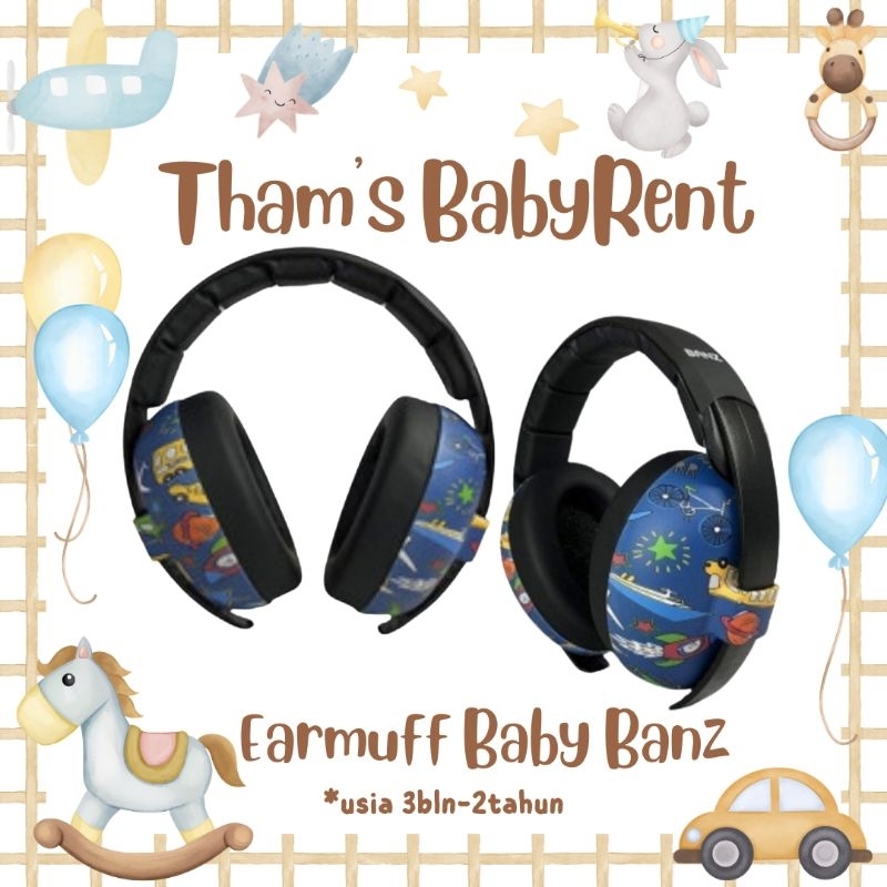 Sewa Earmuff Baby Banz