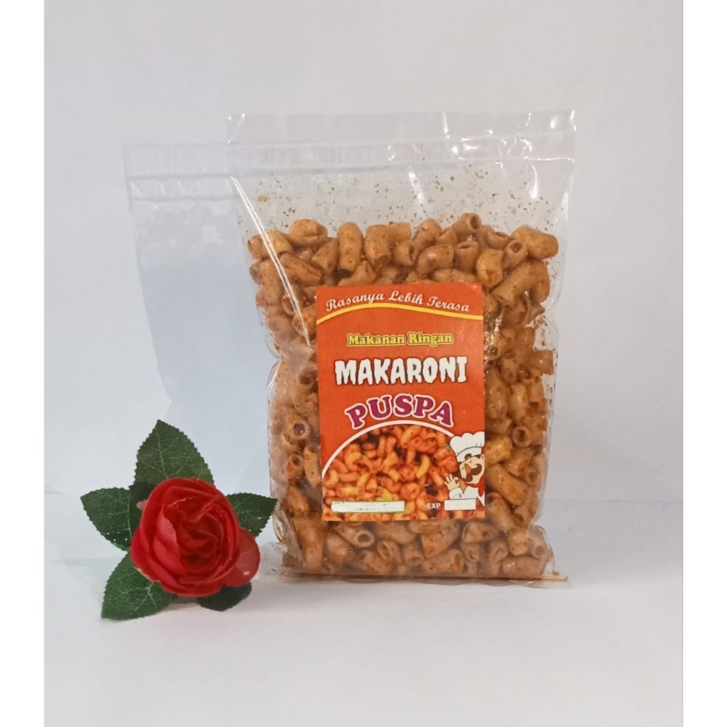 

Puspa snack makanan ringan murah Makaroni Bantet Pedas 250 Gram