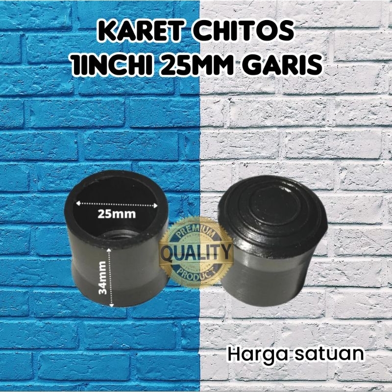 Karet Chitos 1 inchi Diameter 25mm /Karet kursi Chitose