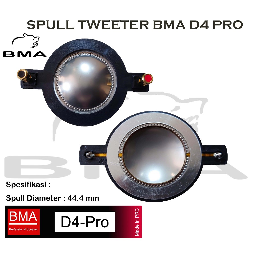 Spull Tweeter BMA D4 Pro Spul Spool Tweter Twiter Driver BMA D4 Pro Original