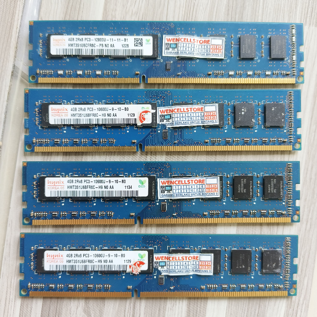 RAM KOMPUTER HYNIX 4GB PC3-12800/PC3-10600 DDR3