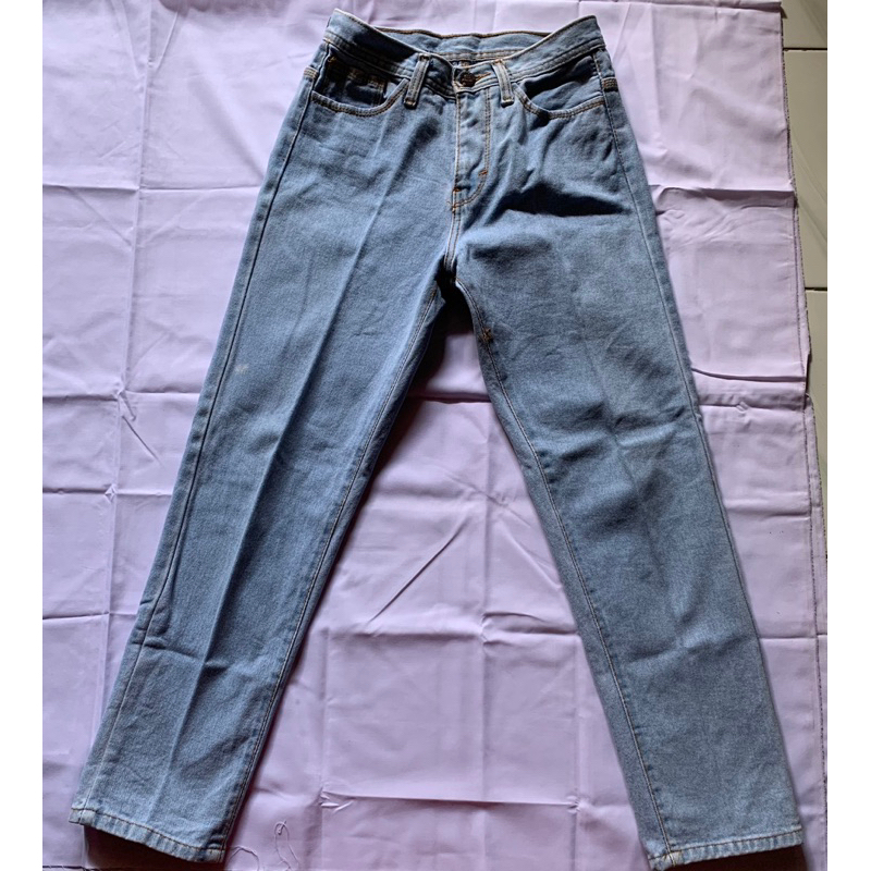 [Preloved] Ol'fin Jeans Size 27 (Light Blue)