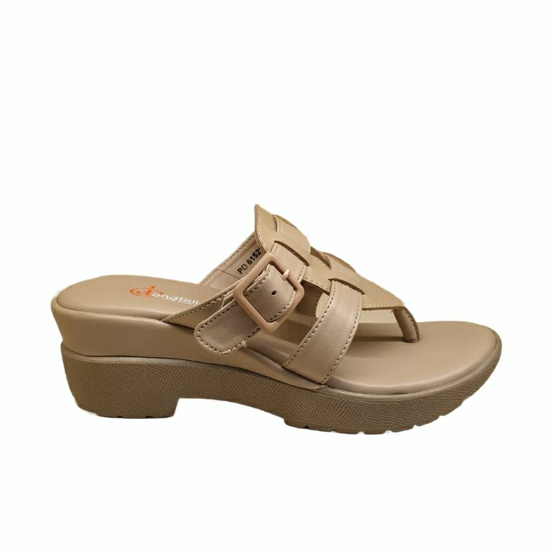 ISM - Sandal Wedges Wanita Hak 5cm Donatello/PD.61521 - Wedges Simple Wanita