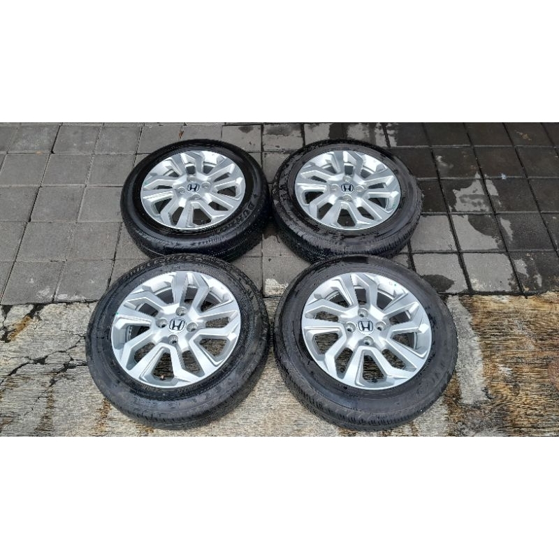 VELG SEKEN MOBIL OEM COPOTAN JAZZ RING 15 BAUT 4X100 COCOK DI CALYA AGYA IGNIS