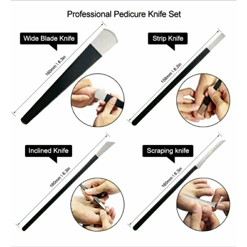 knife tools pedicure/pisau perawat kaki
