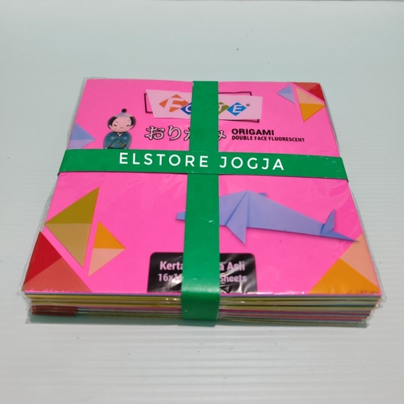 

KERTAS LIPAT ORIGAMI WARNA WARNI FORTE / KERTAS KETERAMPILAN ANEKA WARNA