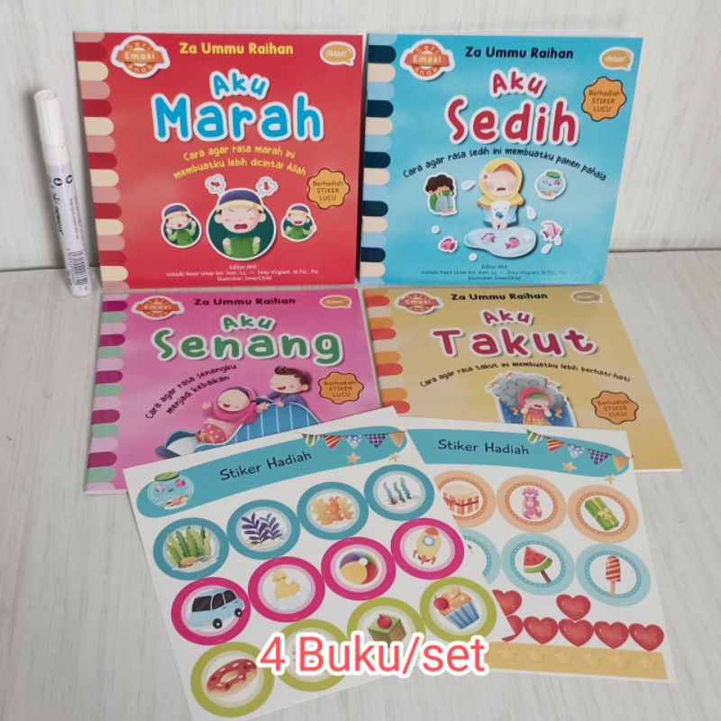 Serial Emosi Anak (4 buku) Ahlan