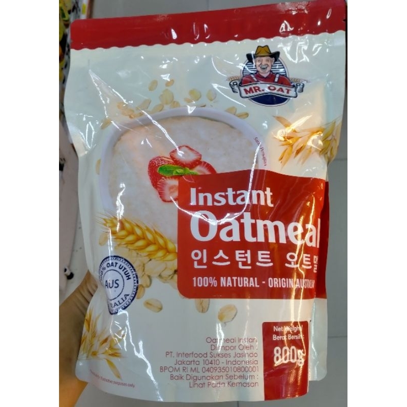 

MR OAT INSTANT OAT MEAL AUSTRALIA 800G