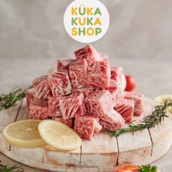 

XSMK2133 PROMO SALE Daging Beef Wagyu Saikoro Cubes Meltique FRESH CUT 25gr