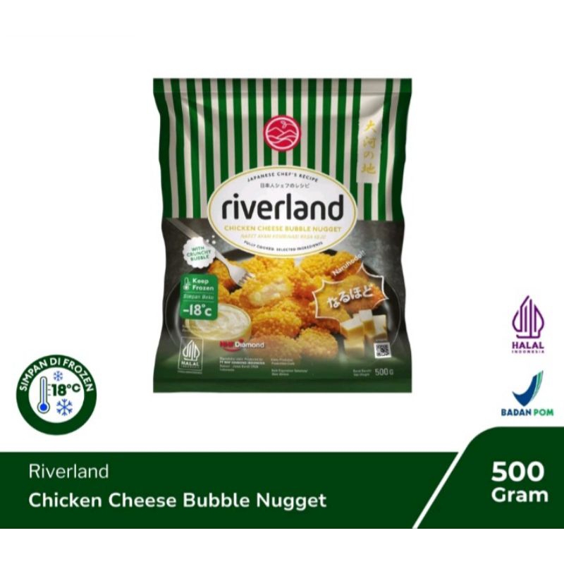 

Riverland Chicken Cheese Bubble Nugget 500 gr (Halal)