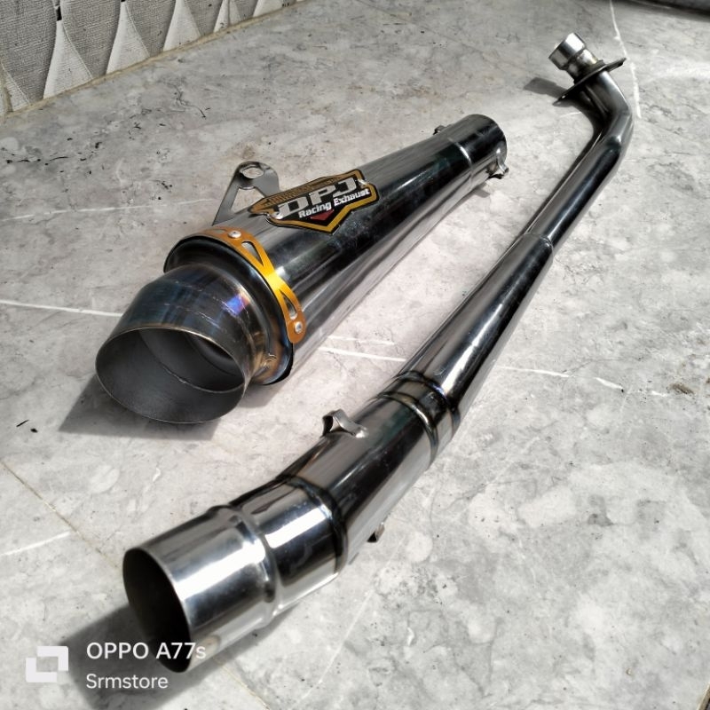 Knalpot racing DPJ supra x125 revo absolute blade karisma
