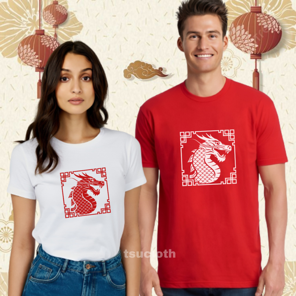 KAOS IMLEK NAGA / BAJU IMLEK 2025 / KAOS CHINESE NEW YEAR / KAOS IMLEK PRIA / BAJU IMLEK