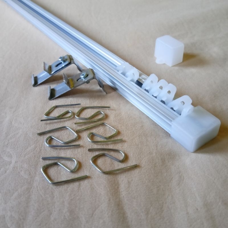 BESI GORDEN / BATANG GORDEN / TIANG GORDEN BALOK KOTAK ALUMUNIUM FULL SET