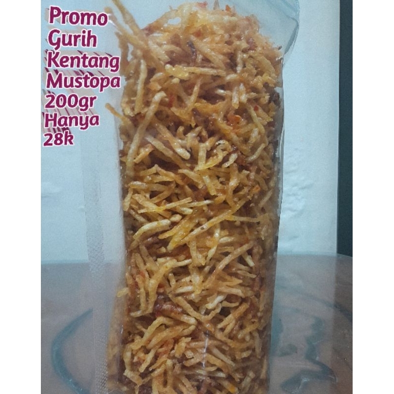 

Big Promo Kentang Mustopa Gurih 100gr Hanya 14k