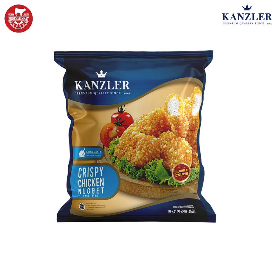 

QQLF228 MEGA SALE Kanzler Crispy Chicken Nugget 45gr