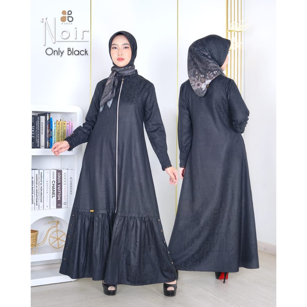 NOIR Dress by NUBUA / Gamis fashion Muslim Wanita