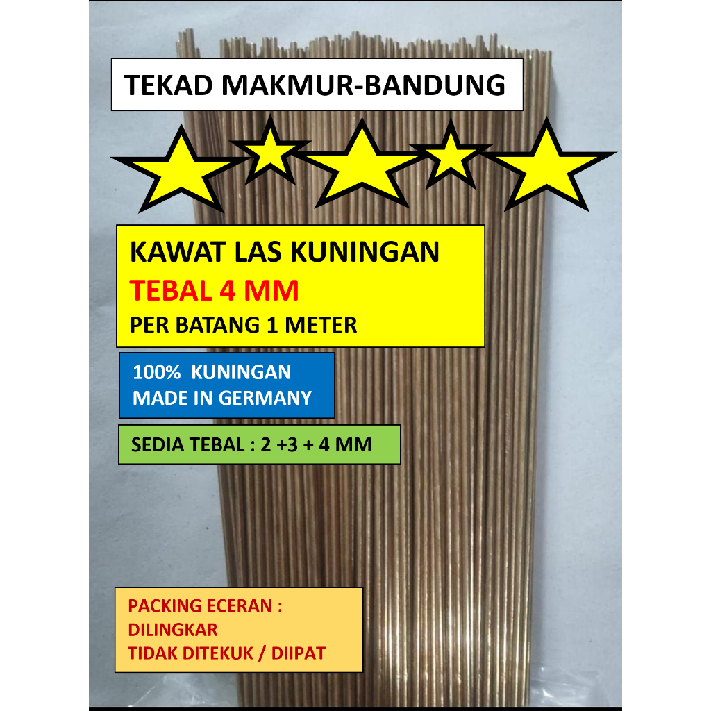 Kawat Las Kuningan - 4 mm