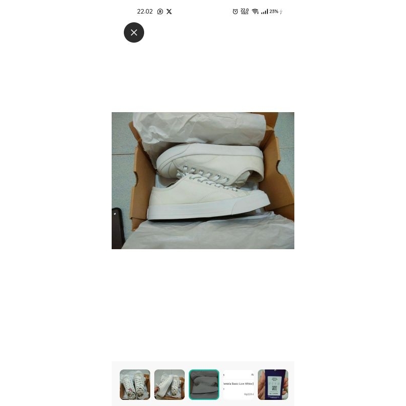 preloved sepatu ventela putih