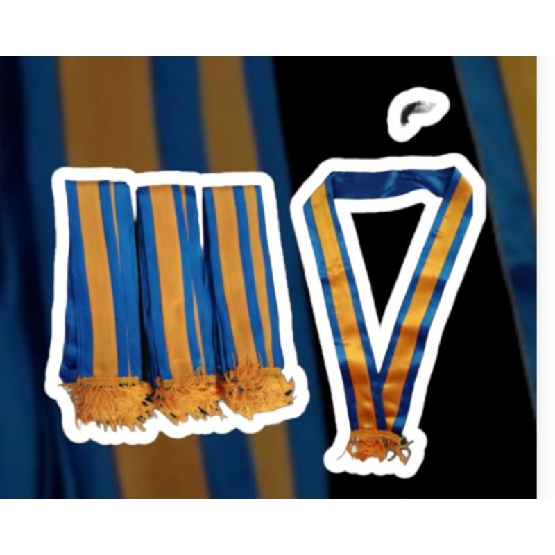 Samir wisuda warna kuning -biru
