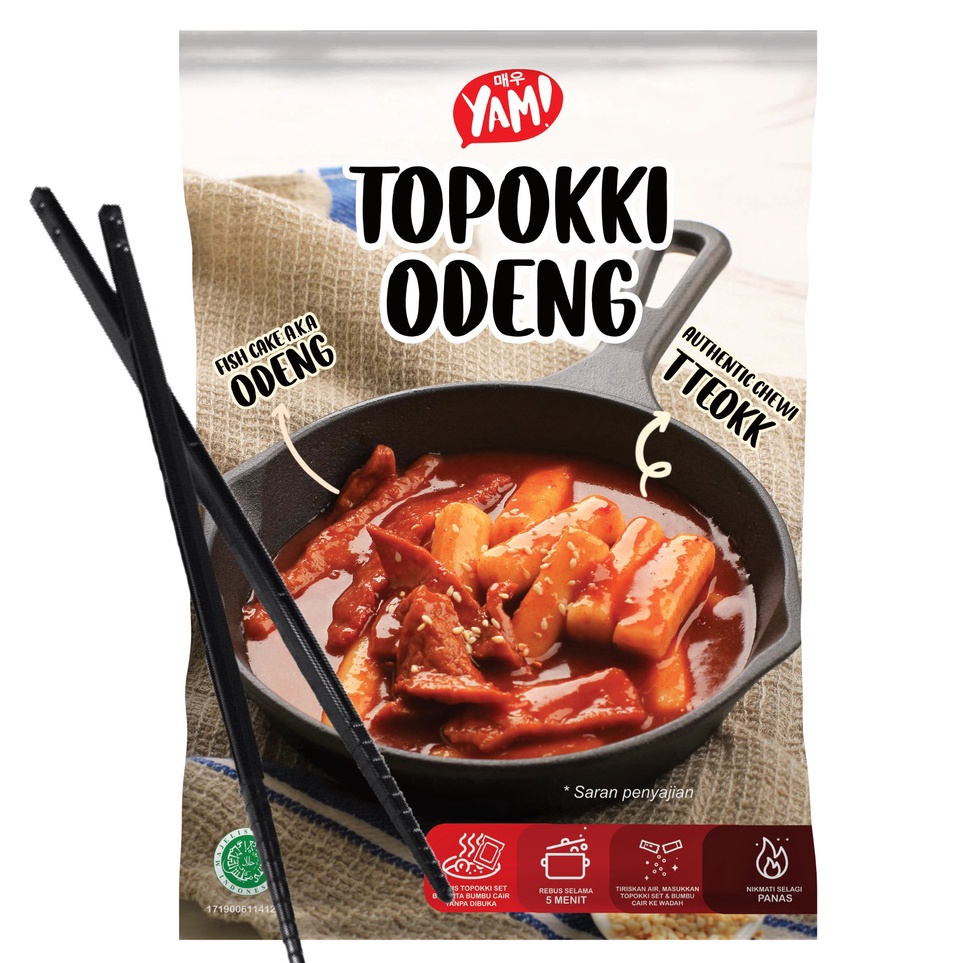 

ZRNY2695 Penjualan TerbaikCOD Topokki Odeng Authentic Yam Tteokbokki Korean Food Street