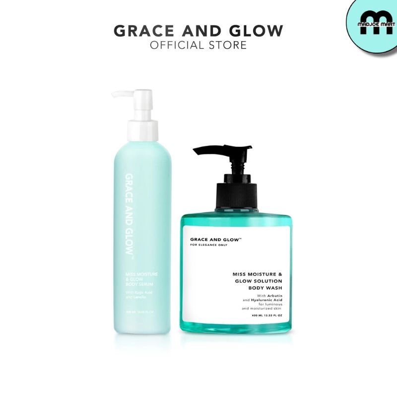 Grace and Glow Miss Moisture and Glow Solution Body Wash + Body Serum