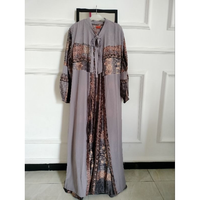 GAMIS CAMPUR BLACK CRINCLE TOSCA JERSEY BAHAN TEBAL SILK SUTRA OUTER NYAMAN PLISKET MURAH