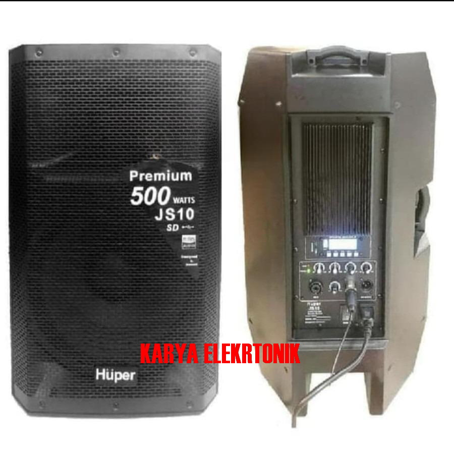 Speaker Aktif Huper Premium JS 10 500 Watt 15 Inch Oroginal huper js10