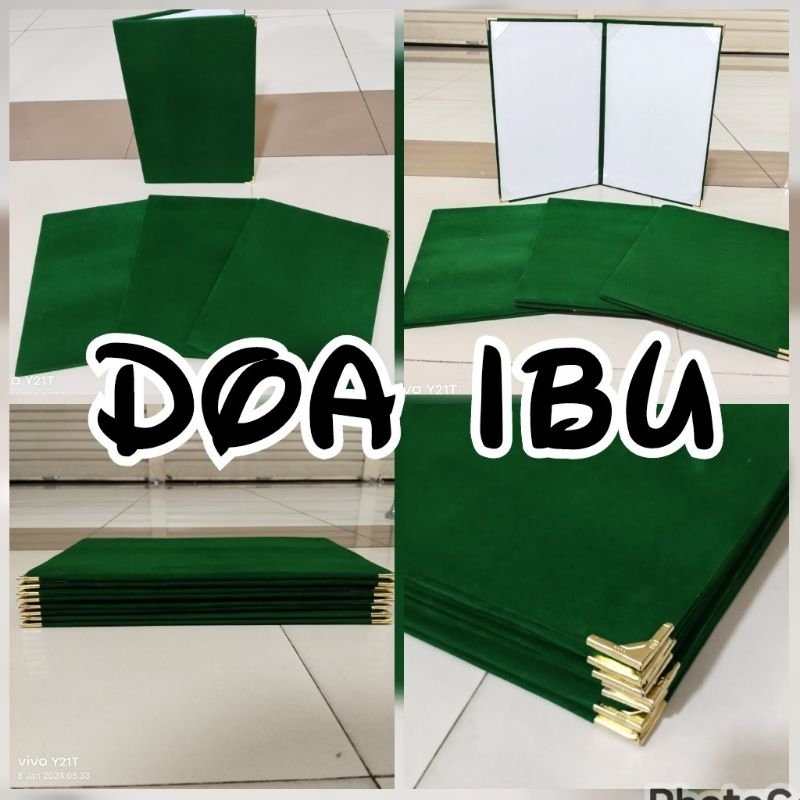 

best seller map kantor map upacara bendera warna hijau polos F4