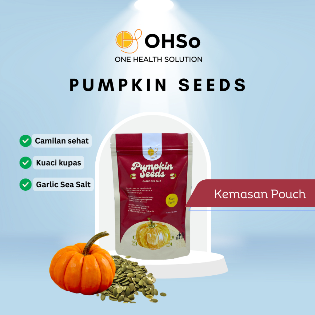 

OHSo Pumpkin Seeds / Biji Labu Kupas / Kuaci - Healthy Snack