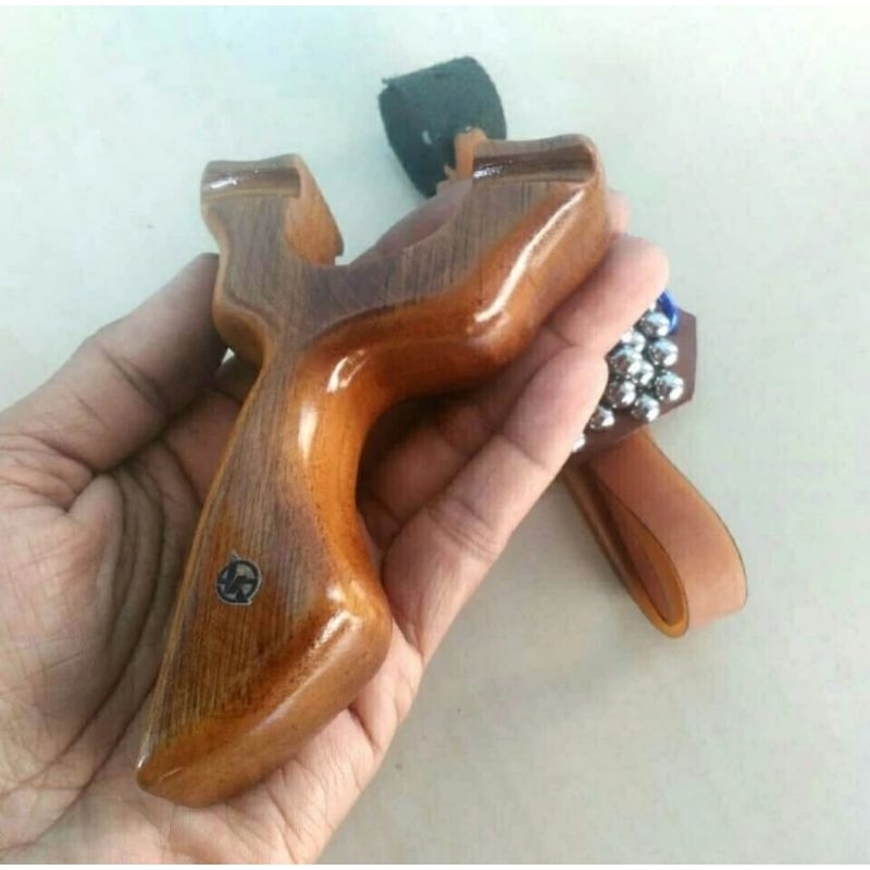 Bukan Ketapel Berburu Besi Kayu Jati Ketapel Saku