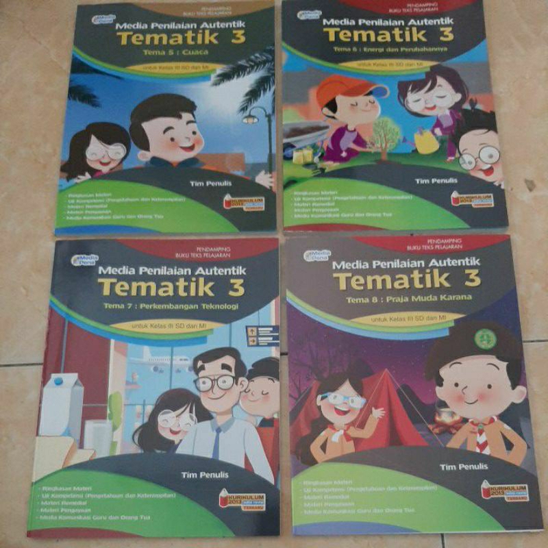 MP (Media Penilaian Autentik) SD/MI Kelas 3 Tema 1,2,3,4,5,6,7,8