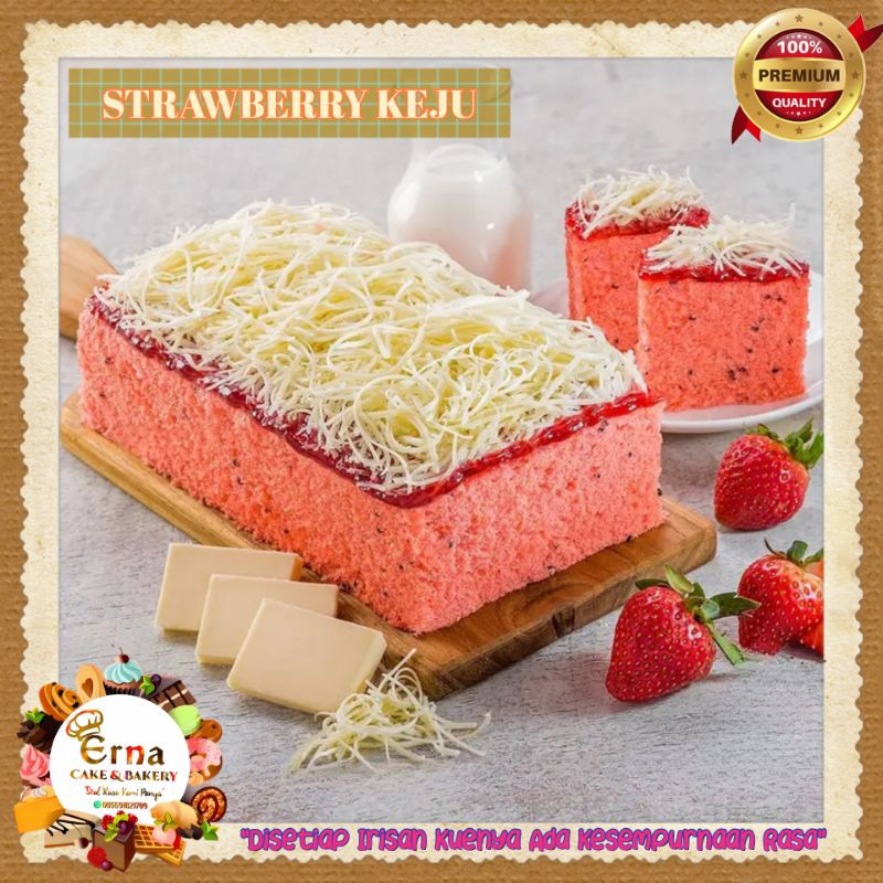 

BOLU KUKUS STRAWBERRY KEJU - Paket Hemat 3 Pack/Pcs