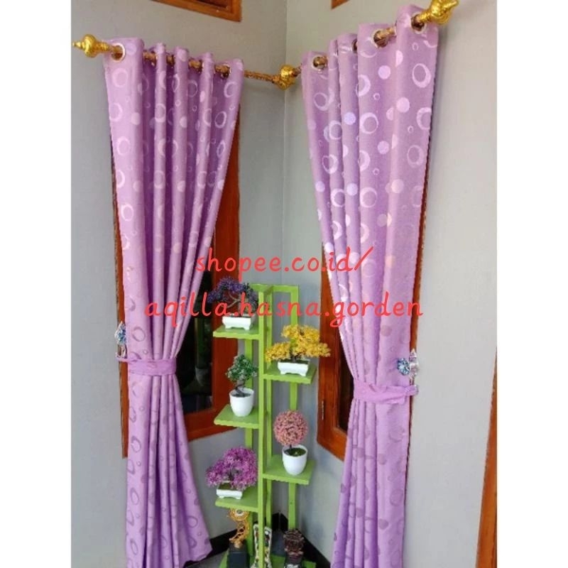 Gorden Smokring/Gorden pintu/Gorden Jendela/ Gorden Jendela Minimalis