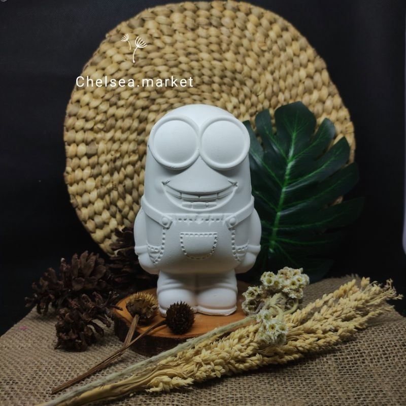 Patung gypsum Mewarnai Minion 3D