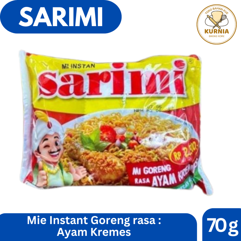 

SARIMI MIE INSTANT GORENG RASA AYAM KREMES 5 PCS