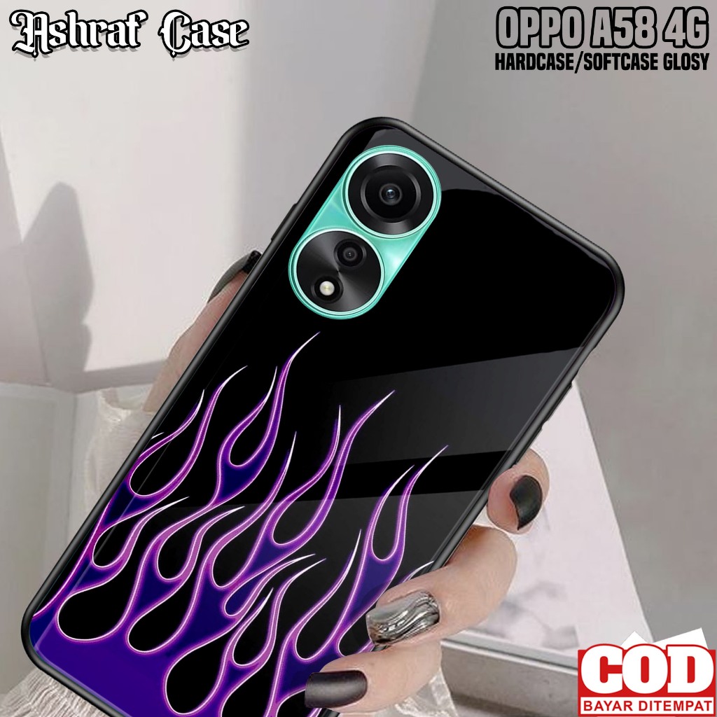 Case Oppo A58 4G - Casing Oppo A58 4G ( FIRE ) Silikon Hp Oppo A58 4G - Kesing Hp Oppo A58 4G - Kond