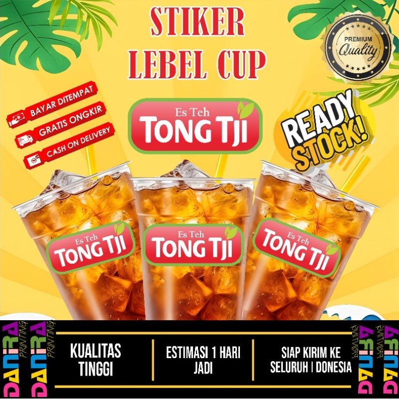 

stiker es teh tongtji 50pcs