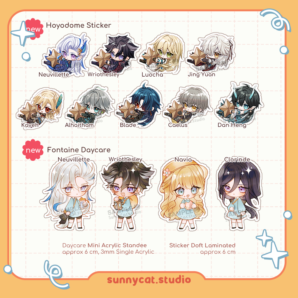 

Sticker Hoyodome & Fontaine Daycare