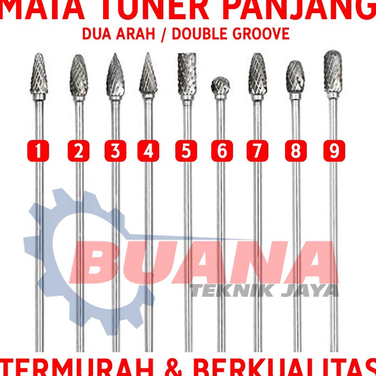 Tyv TERMURAH Mata Tuner Panjang  Mata Tuner Porting  Long Cuner 3x1mm  Mata Tuner  Mata Tuner Bengko