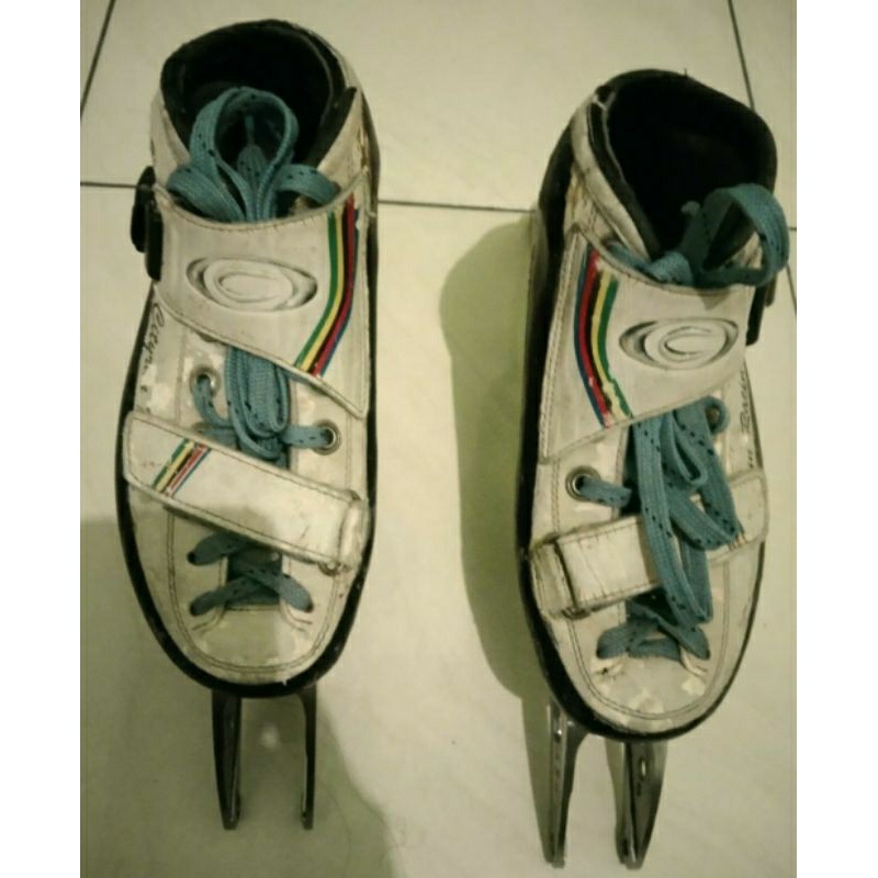 Boot sepatu roda speed Cityrun size 36 dan Frame Bont 4x100 panjang 12" mounting 195