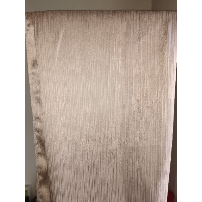 Preloved Pashmina Malay Silk Latte (NETT)