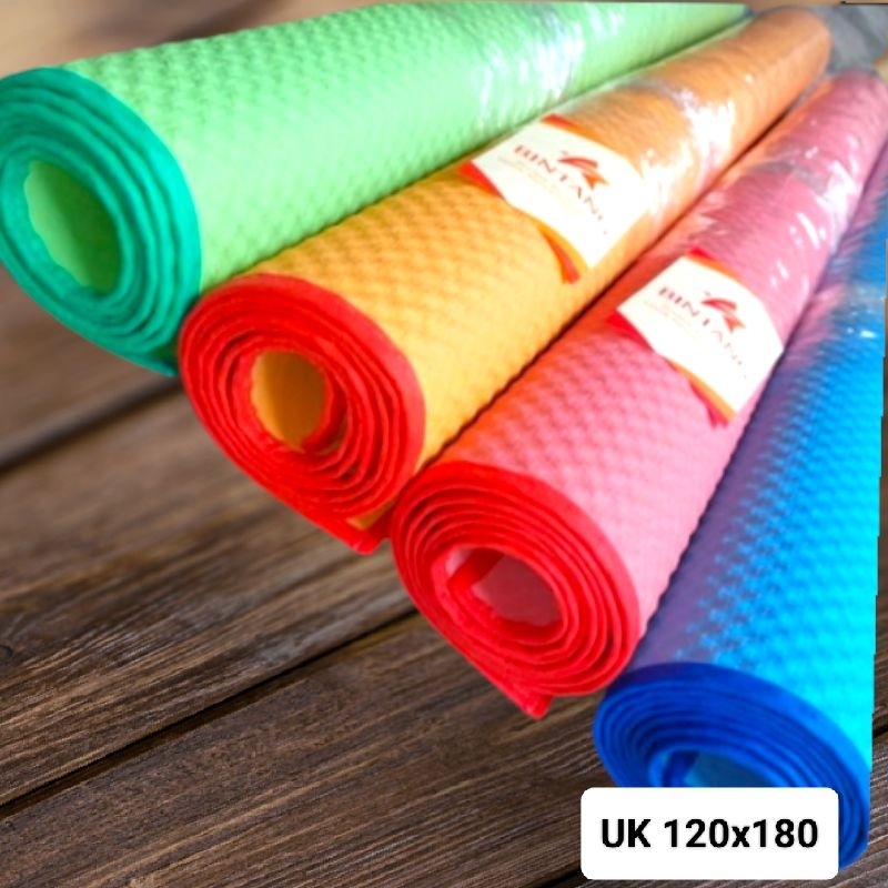 Tikar Lantai Mercy /Tikar Bentol polos /tikar Lantai Busa Ukuran 120x180