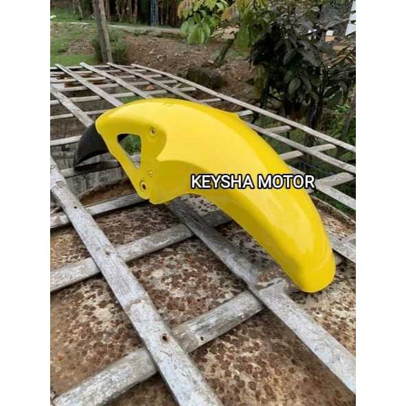 SPAKBOR SLEBOR DEPAN YAMAHA RX KING RXKING WARNA KUNING TERMURAH BAHAN TEBAL