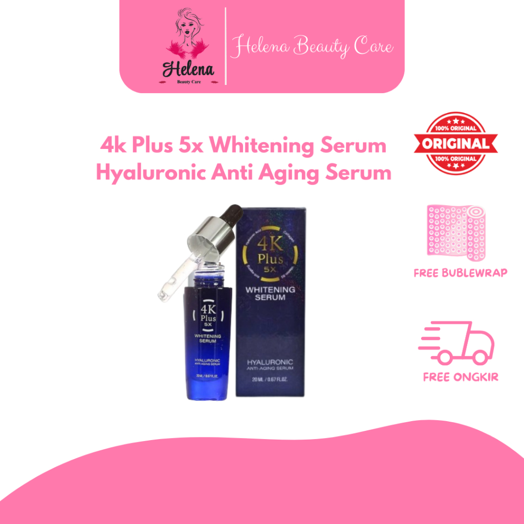 4k Plus 5x Whitening Serum Hyaluronic Anti Aging Serum
