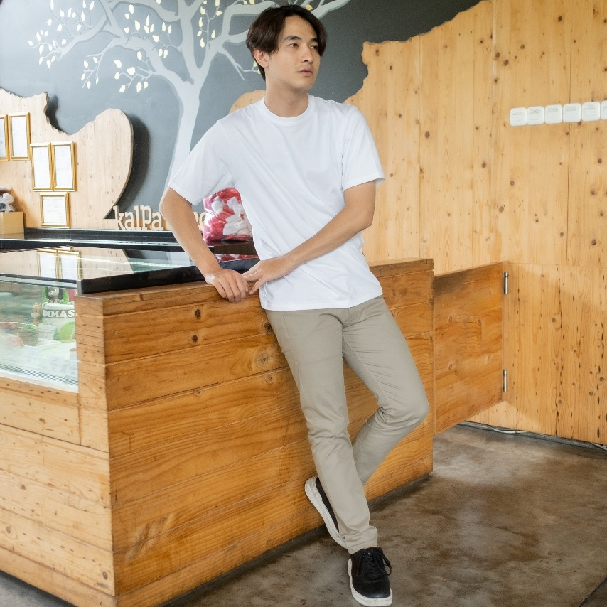BAPIN Celana Chino Panjang Original Khaki